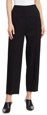 Grain De Poudre Stretch Wool Pants