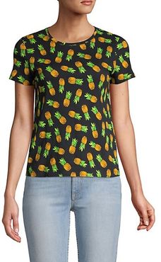 Lyn Pineapple Print T-Shirt