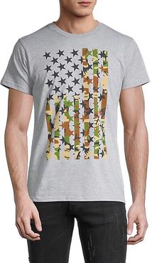 Camo American Flag T-Shirt