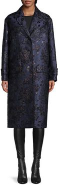 Jacquard Satin Coat