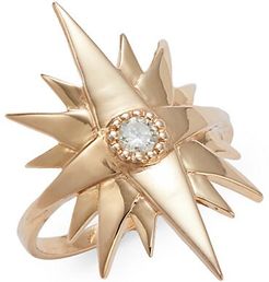 Starburst Gretta 18K Rose Gold Diamond Ring