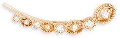 Marquis 18K Rose Gold & Diamond Single Crawler Earring