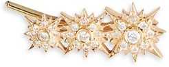 Starburst 18K Rose Gold & Diamond Threader Earring