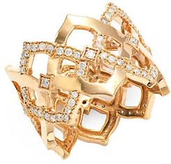 Chloe 18K Rose Gold & Diamond Ring