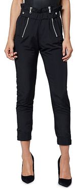 Leon Paperbag Zip Ankle Pants