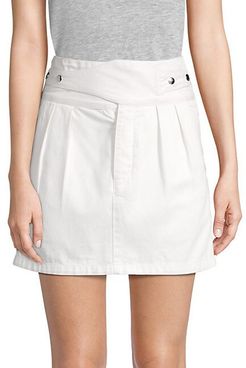 Skylar Belted A-Line Skirt