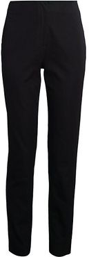 High-Rise Slim Trousers