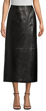 Leyla Leather Skirt