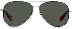 61MM Aviator Sunglasses