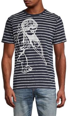 Big Cherub Stripe Cotton T-Shirt