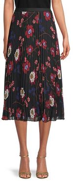 Eloise Pleated Floral Skirt