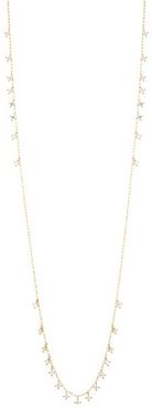 Issa Goldtone & Cubic Zirconia Necklace