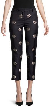 Wiluna Logo-Print Wool Pants