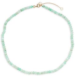 Green Opal Beaded Necklace