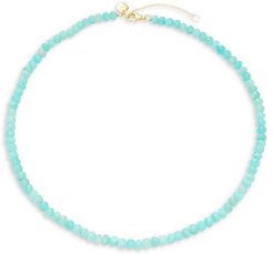 Goldplated Sterling Silver & Amazonite Necklace
