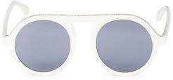 49MM Round Sunglasses