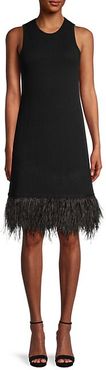 Cashmere & Ostrich Feather Dress