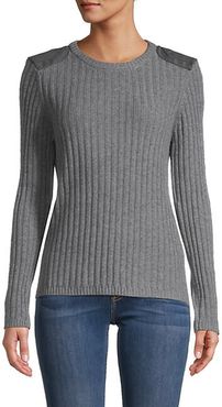 Cashmere & Cotton-Blend Sweater