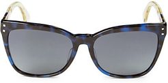 57MM Cat Eye Sunglasses