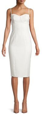 Lace-Trim Sheath Dress