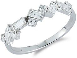 14K White Gold & Diamond Ring