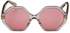 58MM Octagon Sunglasses