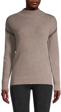 Whipstitched Cashmere Sweater