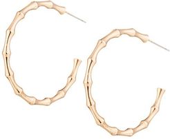 Luxe Lana 24K Goldplated Hoop Earrings
