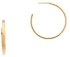 18K Goldplated Hoop Earrings