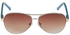 60MM Aviator Sunglasses