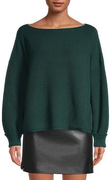 Ribbed Cotton Sweater