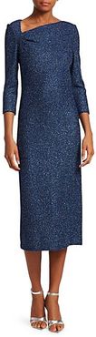 Sequin Knit Sheath Dress