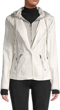 Cotton-Blend Hooded Jacket