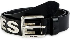 Logo Leather Belt