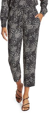 Ceylon Print Cropped Trousers