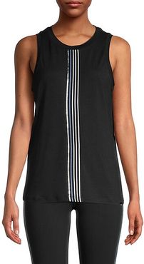 Striped Muscle Tank Top