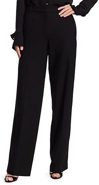 Wool-Blend Side Stripe Pants