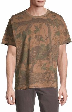 Foliage-Print T-Shirt