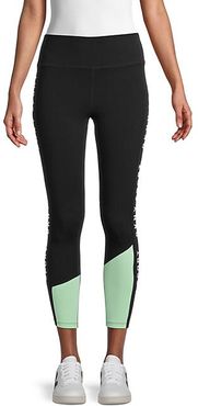 Colorblock High-Waist Active Leggings