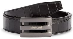 Textured Leather Belt