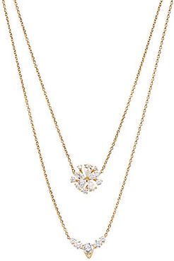 18K Goldplated & Crystal Necklace