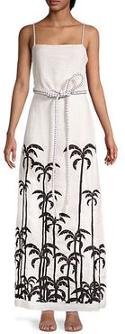 Salonniere Embroidered Maxi Dress