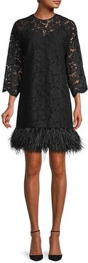 Feathers & Lace Dress