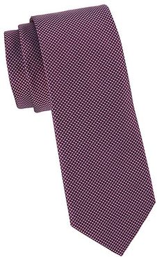 Geometric Silk-Blend Tie