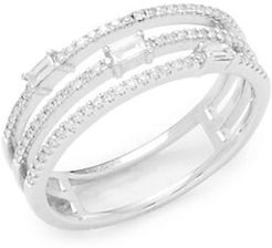 Stack & Style Diamond & 14K White Gold Ring
