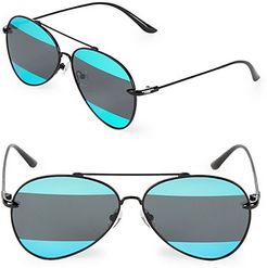 60MM Aviator Sunglasses