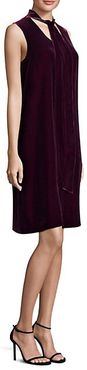 Ronan Velvet Tie Shift Dress