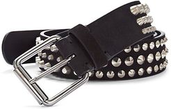 Studded Suede Belt