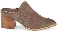 Dialogue Suede Mules