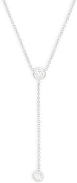 14K White Gold & 0.50 TCW Diamond Necklace